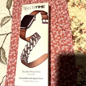 Double wrapped Apple compatible watch band.